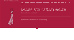 Desktop Screenshot of image-stilberatung.ch