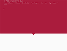 Tablet Screenshot of image-stilberatung.ch